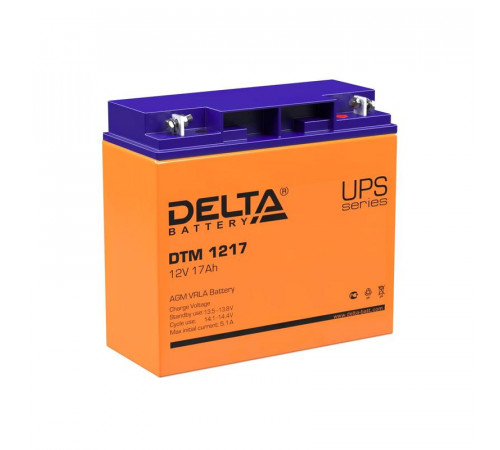 Аккумулятор UPS 12В 17Ач Delta DTM 1217 - надежное решение для бесперебойного питания вашего оборудования
