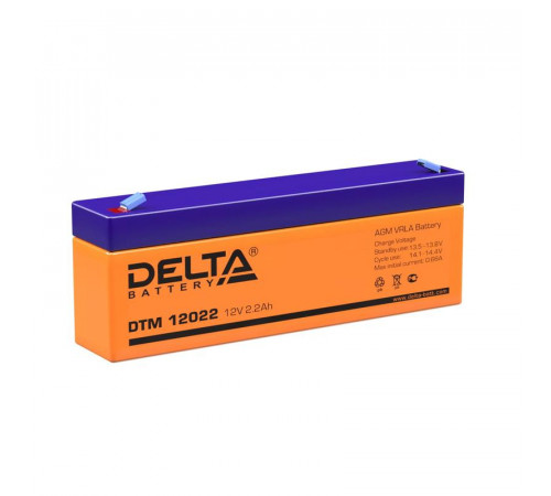 Купить аккумулятор ups 12В 2.2А.ч Delta DTM 12022 для надежного питания вашего оборудования по выгодной цене!
