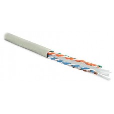 Кабель витая пара U/UTP кат.6 4х2х23AWG solid PVC UUTP4-C6-S23-IN-PVC-GY-305 сер. 305м (м) Hyperline 42047