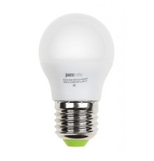 Лампа светодиодная PLED-ECO 5Вт G45 шар матовая 3000К тепл. бел. E27 400лм 230В 50Гц JazzWay 1036957A
