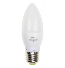 Лампа светодиодная PLED-ECO 5Вт C37 свеча 3000К тепл. бел. E27 400лм 230В JazzWay 2855312A

