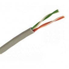 Кабель витая пара U/UTP кат.5e 2х2х24AWG solid CU PVC сер. 305м (м) Rexant 01-0023