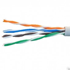 Кабель витая пара U/UTP кат.5e 4х2х24AWG solid CCA PVC сер. 305м (м) Net.on 01-0302