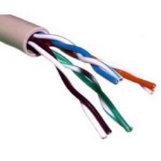 Кабель витая пара U/UTP кат.5e 4х2х24AWG solid CCA PVC сер. 305м (м) PROCONNECT 01-0043-3