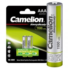 Аккумулятор Always Ready AAA-1100mAh Ni-Mh BL-2 NH-AAA1100BP2 1.2В Camelion 15037