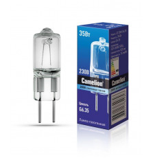 Лампа галогенная JD 35Вт капсула G6.35 3000К 220-240В Camelion 5203

