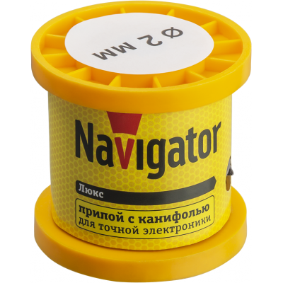 Припой 93 084 NEM-Pos02-61K-2-K100 (ПОС-61; катушка; 2мм; 100 г) Navigator 93084