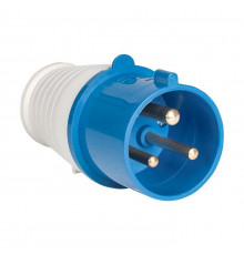Вилка переносная 023 32А 2P+PE 220В IP44 EKF ps-023-32-220
