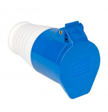 Розетка кабельная 32А 220В 2P+E IP44 (223) EKF ps-223-32-220
