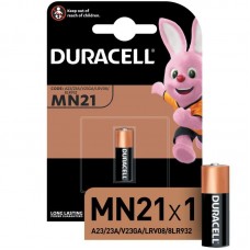 Элемент питания алкалиновый для пультов сигнализаций LR MN 21/A23 BP-1 Duracell 00000746