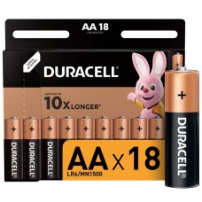 Элемент питания алкалиновый LR6-18BL BASIC (блист.18шт) Duracell Б0014448