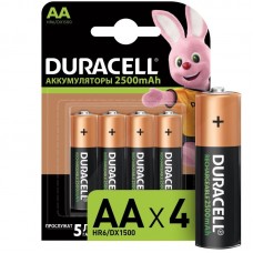 Аккумулятор HR6-4BL 2400мА.ч предзаряжен. (блист.4шт) Duracell Б0014863