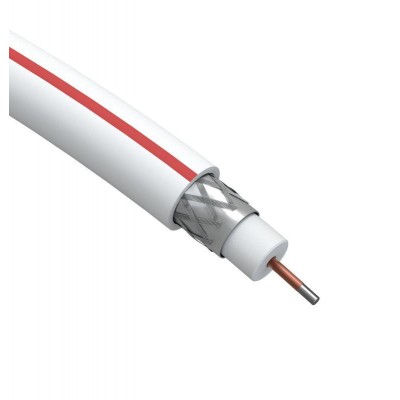 Кабель коаксиальный SAT 50 M.CCS/оплетка Al 75проц. PVC Simple 75Ом бел. (м) Эра Б0044607