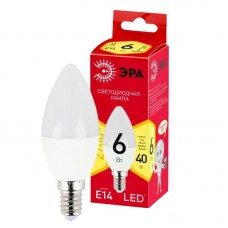 Лампа светодиодная LINE LED B35-6W-827-E14 R B35 6Вт свеча E14 тепл. бел. ЭРА Б0052383