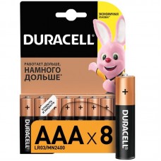 Элемент питания алкалиновый LR LR03-8BL BASIC (блист.8шт) Duracell C0033441