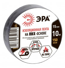 Изолента ПВХ 15ммх10м черн. ЭРА C0036558
