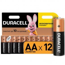 Элемент питания алкалиновый LR MN 1500/LR6 BASIC BP-12 (блист.12шт) Duracell C0037388