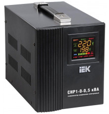 Стабилизатор напряжения HOME СНР 1/220 0.5кВА переносной IEK IVS20-1-00500
