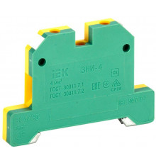 Зажим наборный ЗНИ-4PEN 4кв.мм (JXB-земля) IEK YZN20-004-K52
