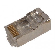 Джек компьютерный RJ45 (8P8C) кат.5E с экраном (уп.100шт) Rexant 05-1023