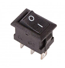 Выключатель клавишный 250В 3А (3с) ON-ON черн. Micro (RWB-102) Rexant 36-2030
