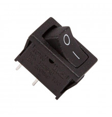 Выключатель клавишный 250В 6А (2с) ON-OFF черн. Mini (RWB-201; SC-768) Rexant 36-2110
