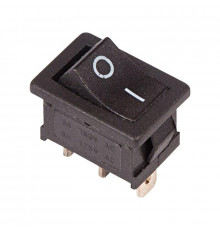Выключатель клавишный 250В 6А (3с) ON-ON черн. Mini (RWB-202; SC-768) Rexant 36-2130
