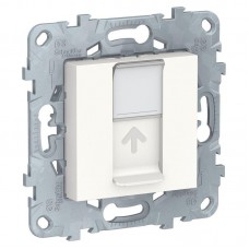 Механизм розетки компьютерной 1-м Unica New RJ45 кат.5E UTP бел. SchE NU541118